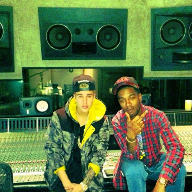 Kid Cudi In The Studio With Justin Bieber (News)