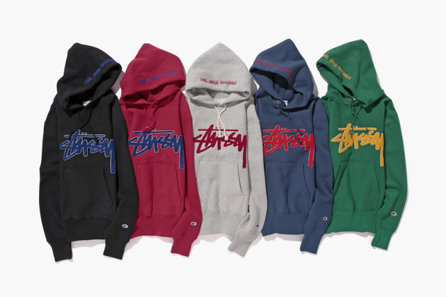 Stussy x Champion Japan 2014 Fall/Winter “Reverse Weave” Collection