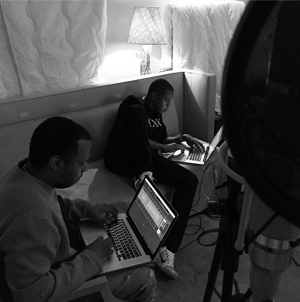 JAY Z, Jay Electronica & No I.D. in the Studio together